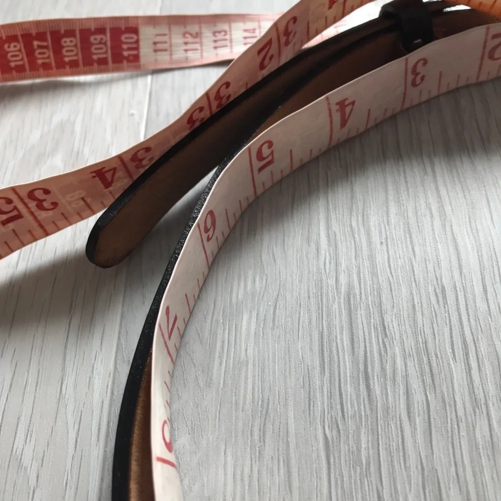 CK CALVIN KLEIN LEATHER SKINNY BROWN COATED BELT WOMENS XS